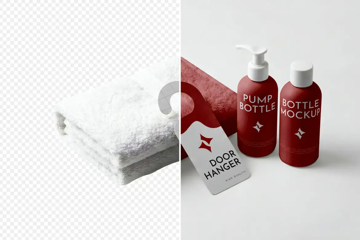 酒店品牌样机套装PSD模板 Hotel Branding Mockup Set