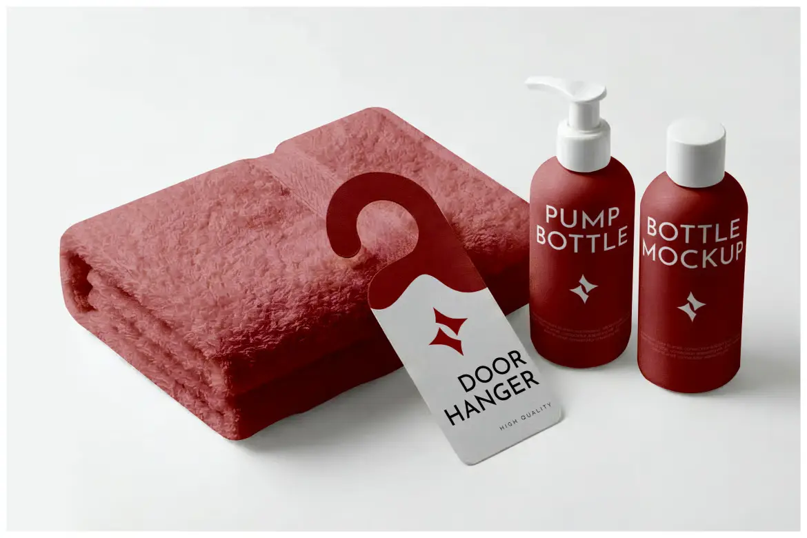 酒店品牌样机套装PSD模板 Hotel Branding Mockup Set