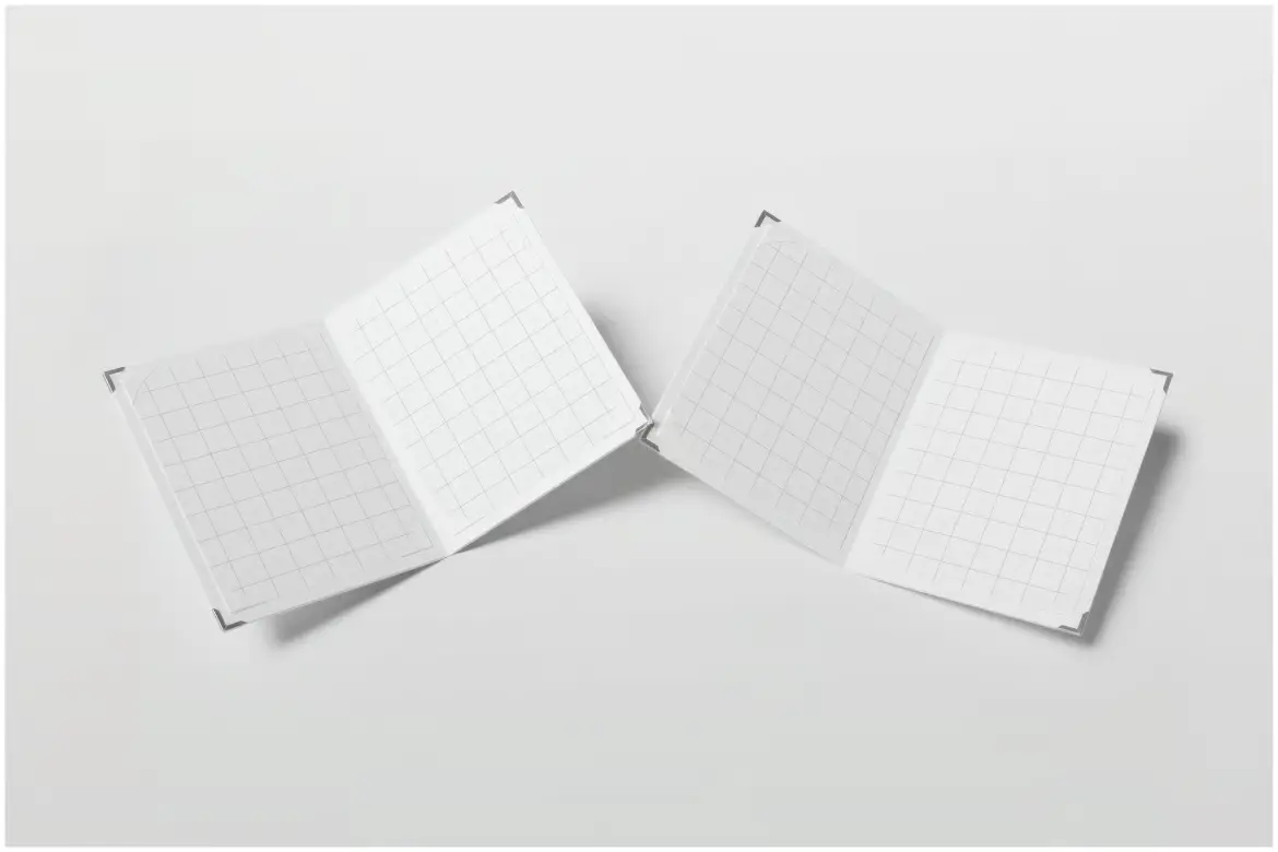 菜单样机PSD模板 Menu Book Mockup