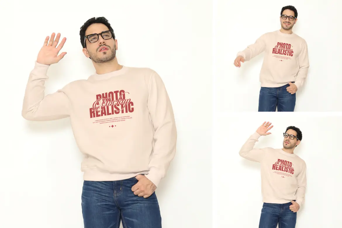 卫衣样机PSD模板 Sweatshirt Mockup