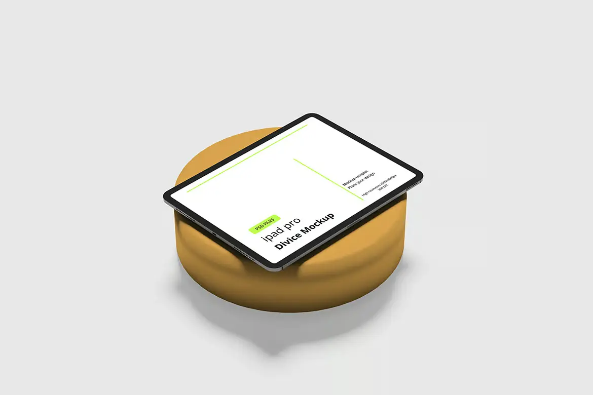 高清 iPad Pro 样机PSD模板 High Quality iPad Pro Mockup