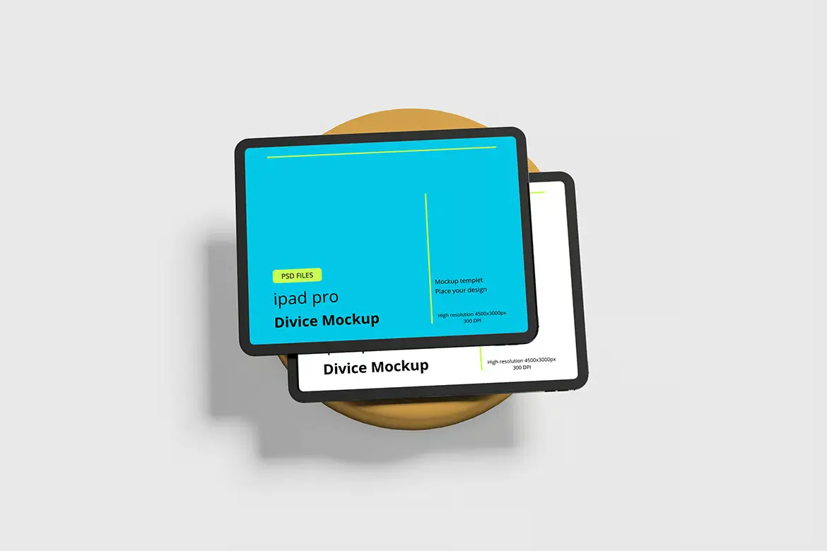 高清 iPad Pro 样机PSD模板 High Quality iPad Pro Mockup