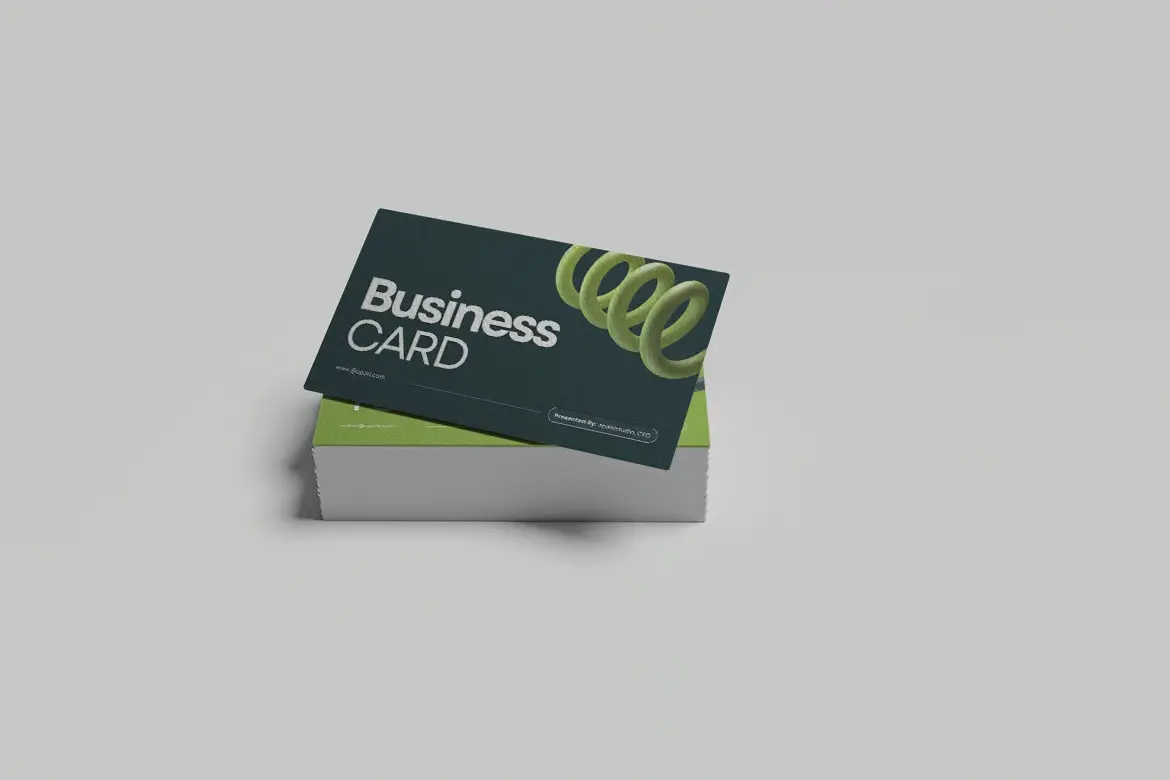 商务名片样机PSD模板 Business Card Mockup