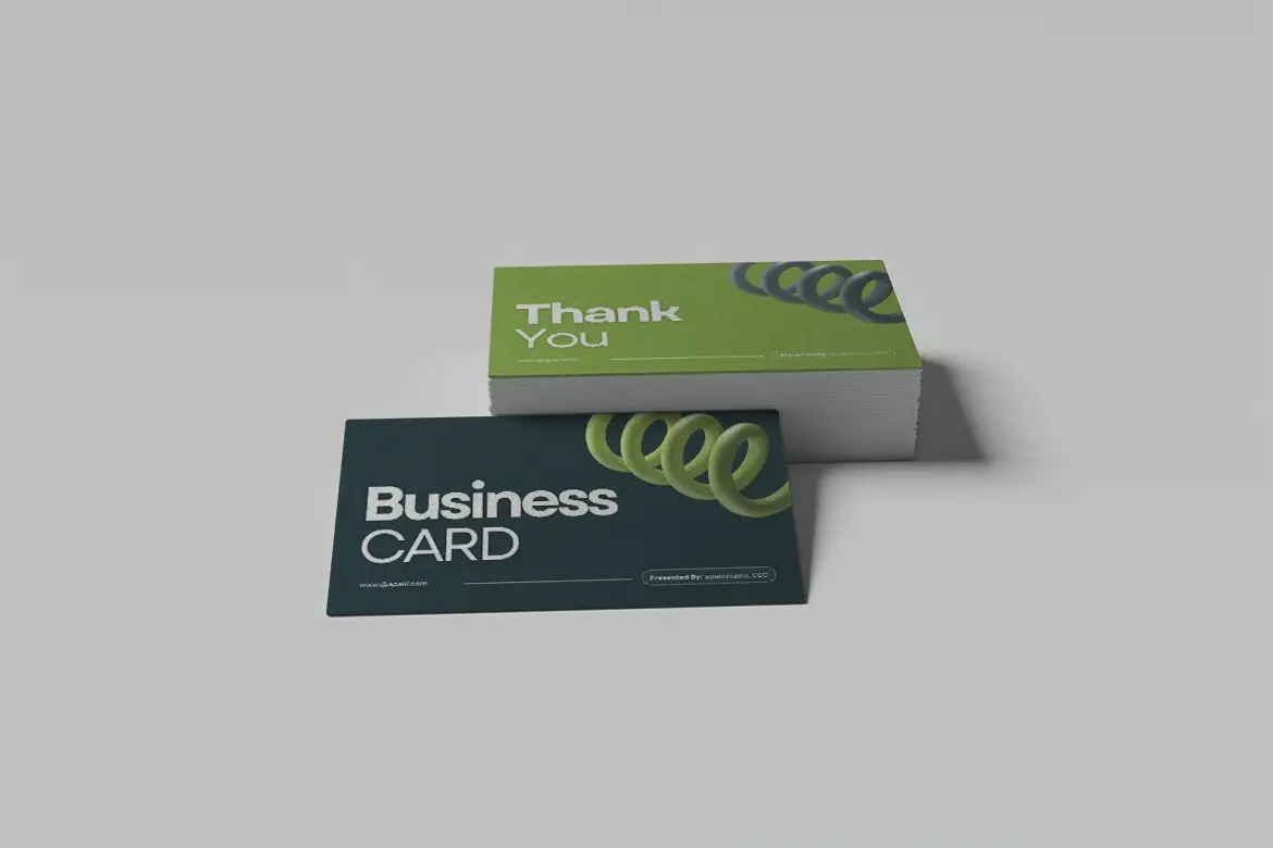 商务名片样机PSD模板 Business Card Mockup