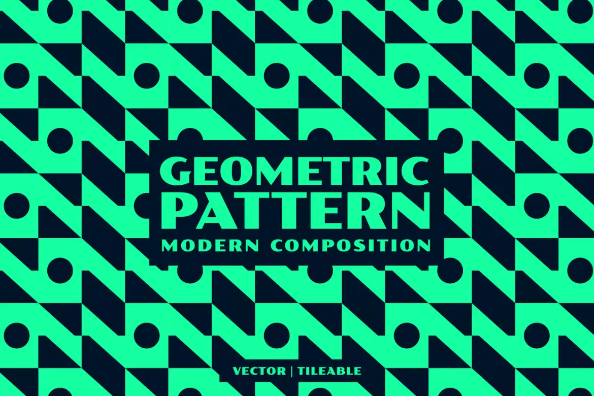 现代几何图案素材 Geometric Pattern | Modern Composition