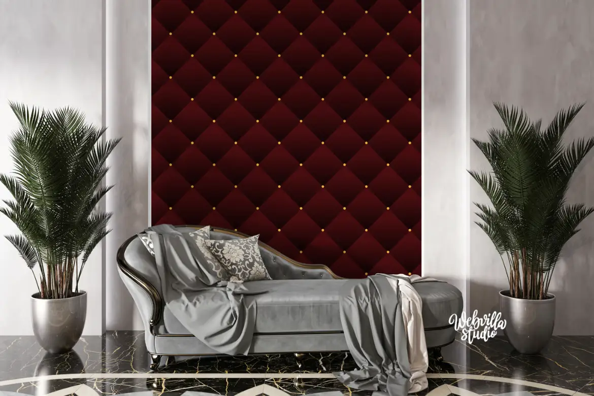 勃艮第红菱形矢量图案 Burgundy Diamonds Vector Pattern