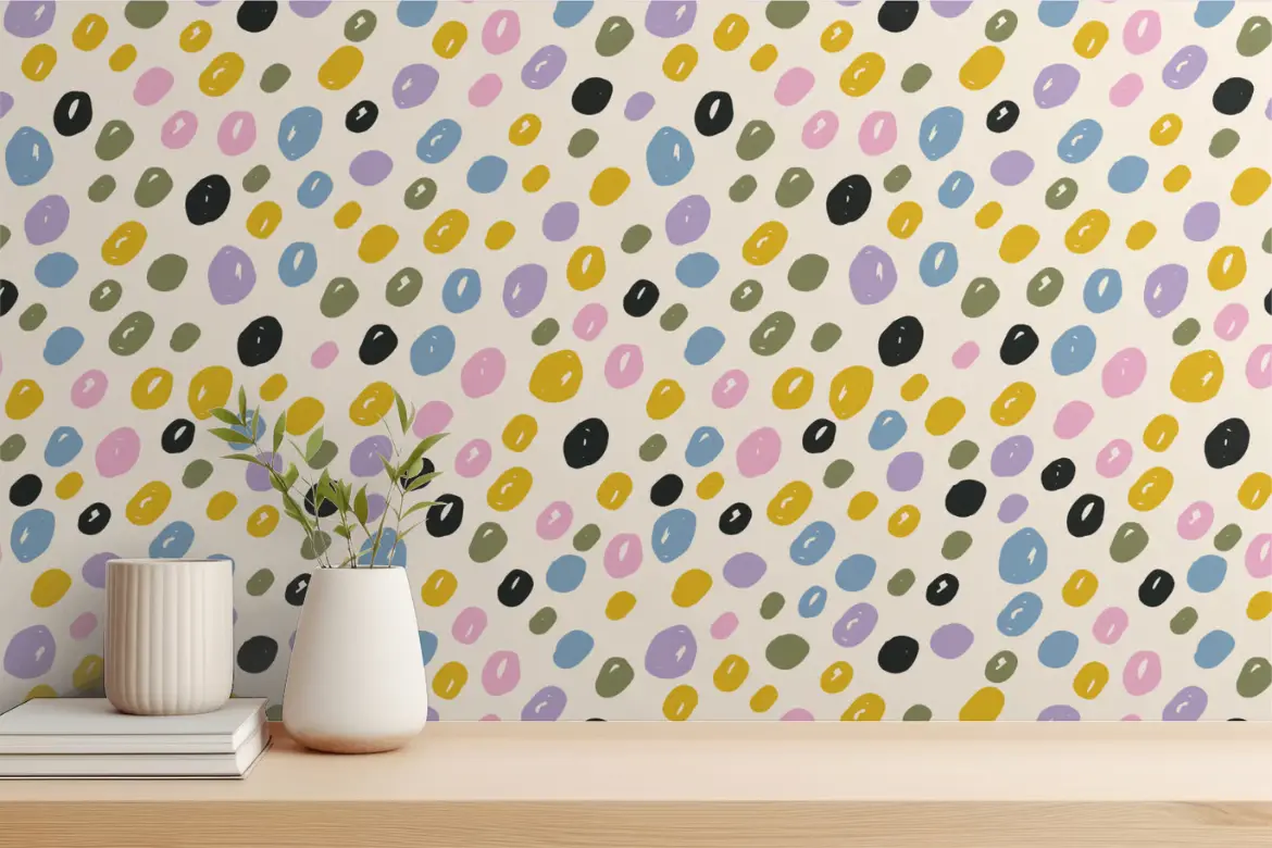 手绘斑点图案素材 Hand Drawn Spots