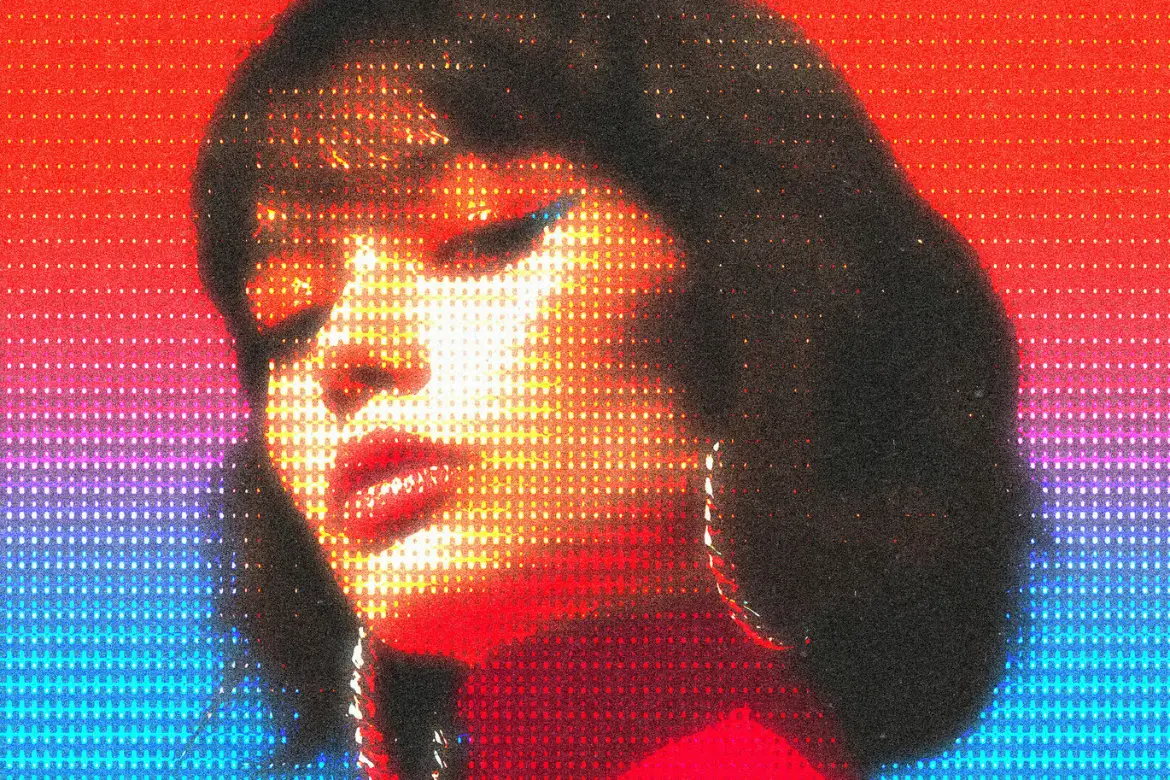 像素化屏幕照片特效PSD模板 Pixels Screen Photo Effect