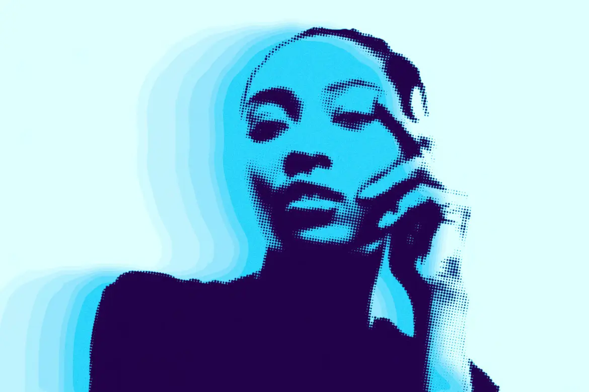 淡墨半调照片特效PSD模板 Fading Halftone Photo Effect
