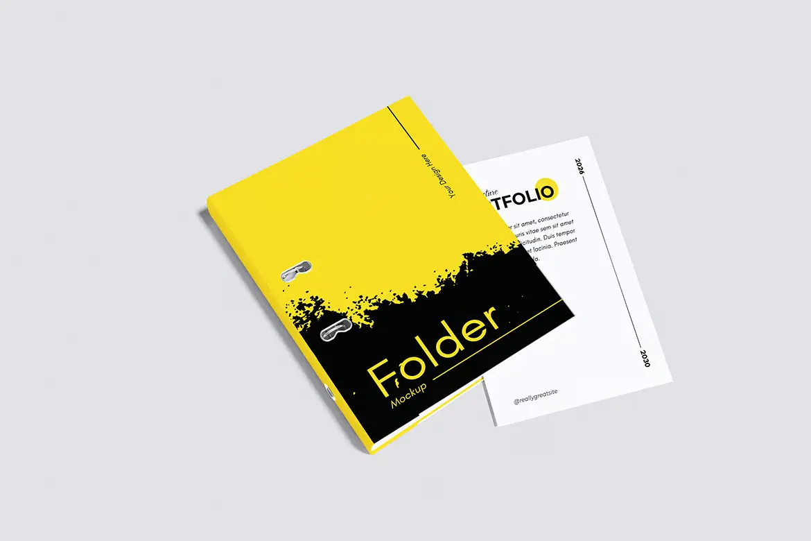 文件夹样机PSD模板 Folder Mockup