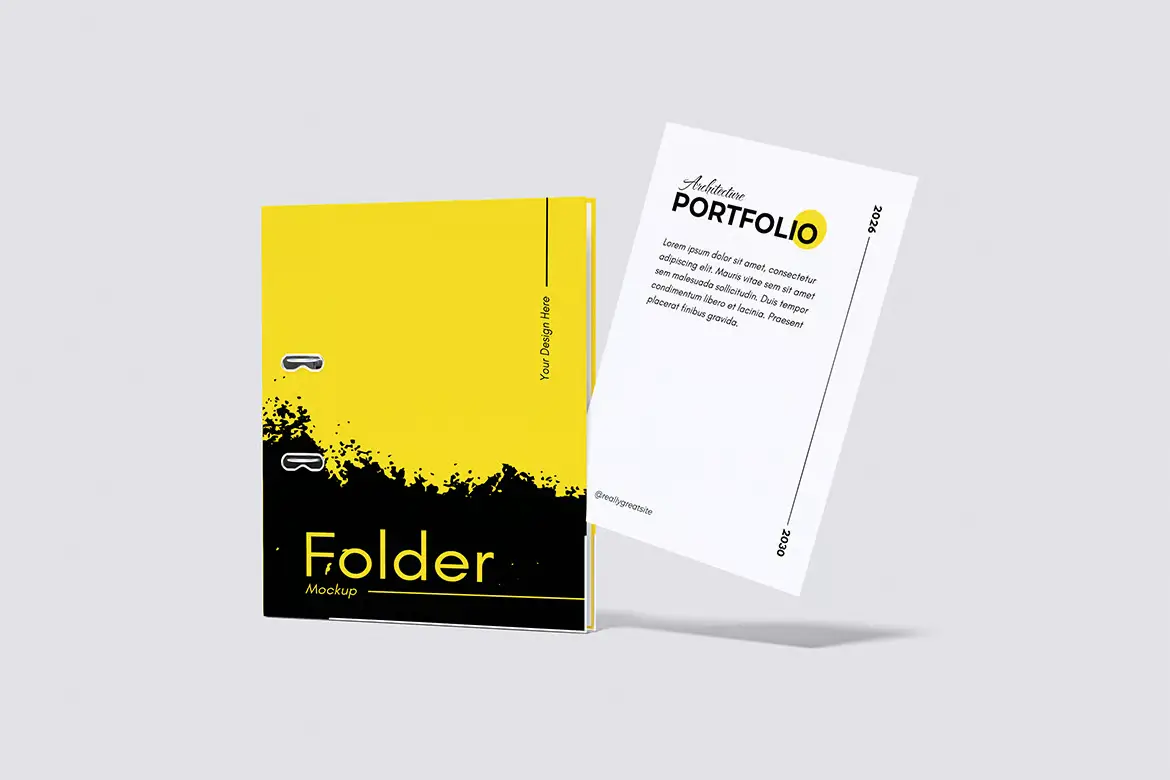 文件夹样机PSD模板 Folder Mockup