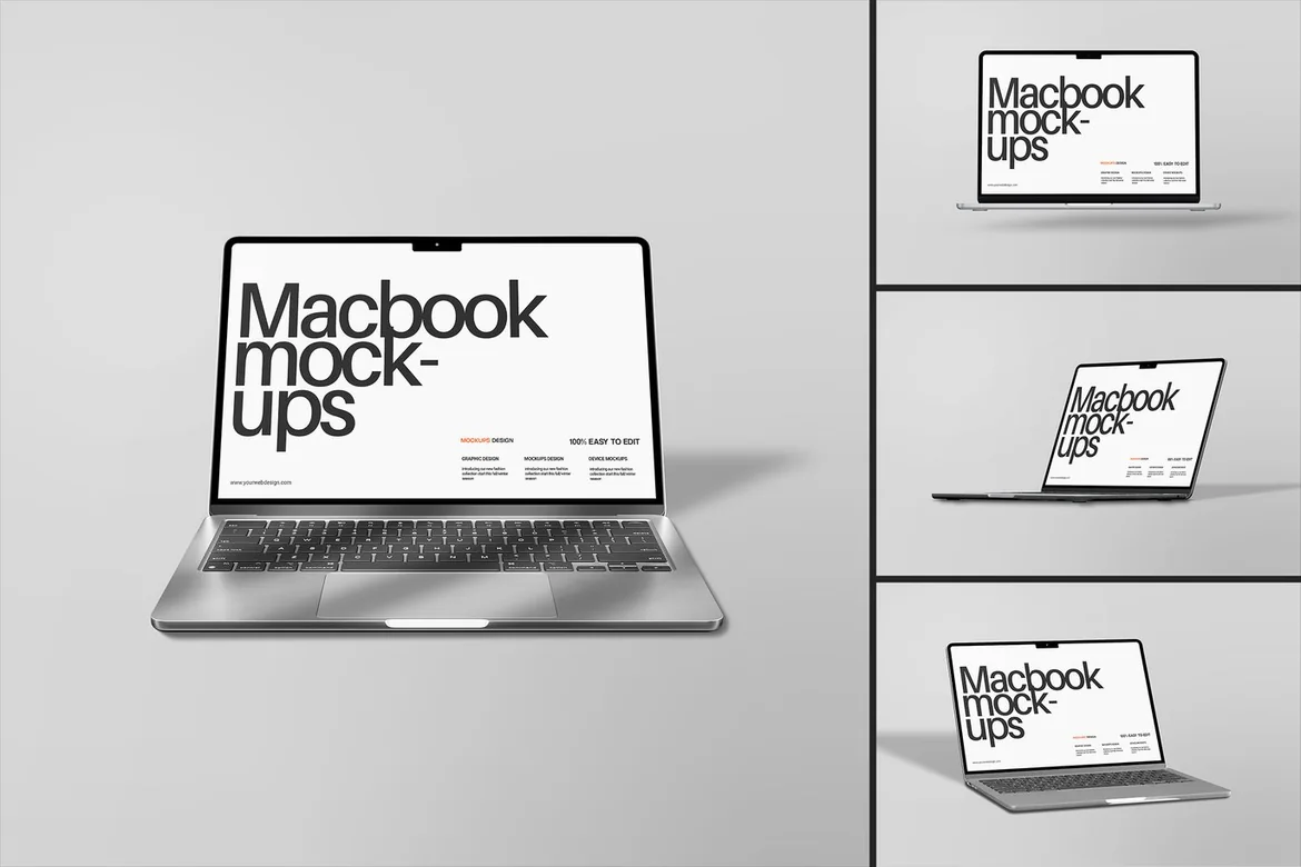 MacBook电脑 PSD样机素材